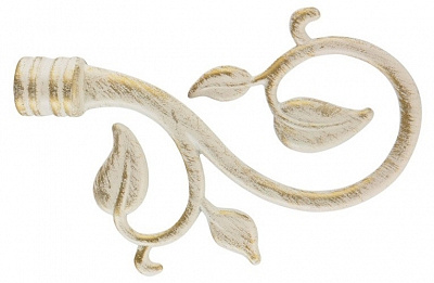 Наконечник Осенний вальс белое золото D16  16.01.06.105 