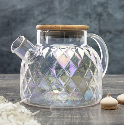 Чайник заварочный 1000мл жемчужный TalleR  TR-98174