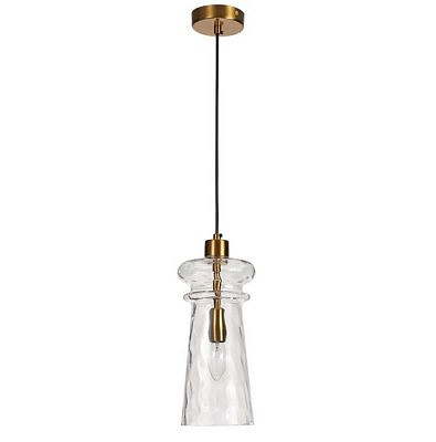 Подвес потолочный  4998/1 MODERN OLD23 300  бронзовый/прозрачный/металл/стекло  E14 1*40W PAST 0045882I 