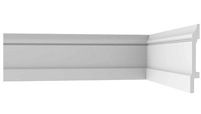 Плинтус напольный ударопрочный 12009 DF 100мм, 2м из дюрополимера