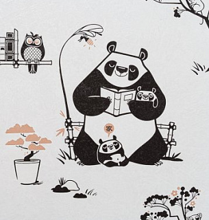 Обои Arteks 11234-04 Панды 1,06*10м   
