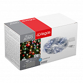 Электрогирлянда VEGAS "Сеть" 176 теплых LED ламп, контроллер 8 режимов, прозрачный провод, 1,5*1,5 м, 220 v /20