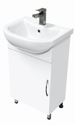 Тумба напольная 1 дверь Лайт 50 без раковины (разобранная)