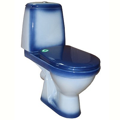 Компакт Rosa Премьер синий декор с сиденьем