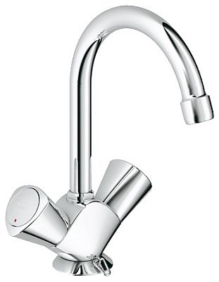 Смеситель для раковины GROHE 21338001 Costa S поворотный излив цепочка