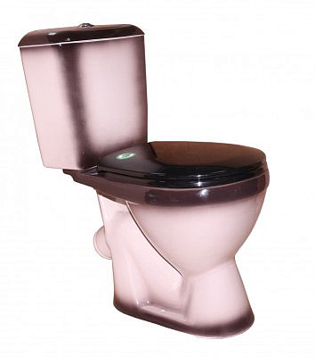 Компакт Rosa Лира черный декор с сиденьем