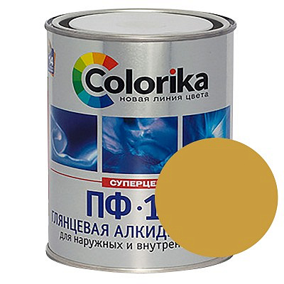 Эмаль ПФ-115 Colorika бежевая 0,8 кг