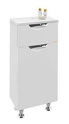 Тумба напольная Vod-ok Лира 40 см белая правая