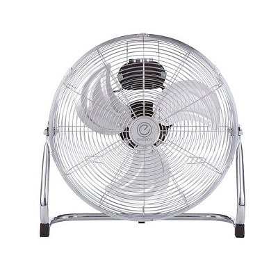 Вентилятор напольный Energy ELEGANCE EN-1620 алюминевый, 90Вт, 3 скор. d=40см h=46см хром корпус 6644