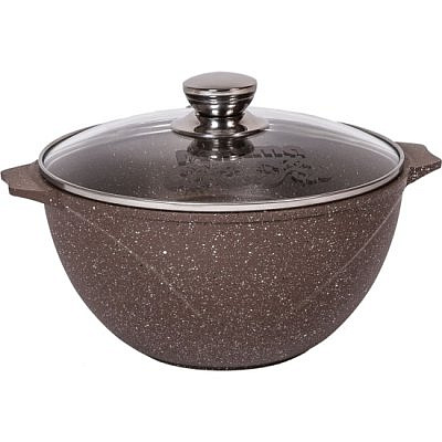 Казан для плова ГРАНИТ brown 6л Мечта 56806