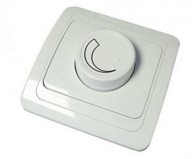 Диммер Валери  UNIVersal  СУ  белый  500Вт (пластиковое основание, 250В) В0101