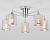 Люстра потолочная Eurosvet 70109/5 хром