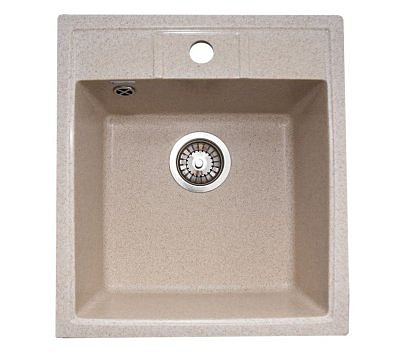 Мойка для кухни GranAlliance G-20 497х440мм цвет бежевый 