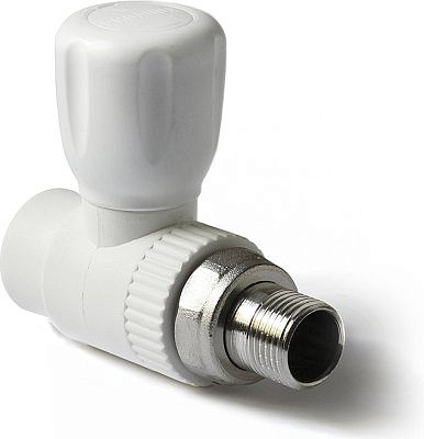 Вентиль 25*3/4 для радиатора прямой