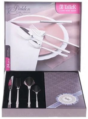 Набор столовых приборов нержавеющая сталь TalleR TR-1606