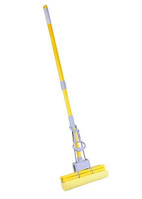 Швабра с насадкой ПВА VETTA телескопическая ручка 120см 2 ряда роликов 444-310