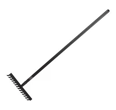 Грабли 14 зубьев с черным черенком FINLAND 1705-ч