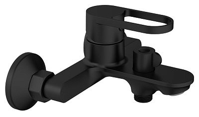 Смеситель для ванны HR54B Harbor Black короткий излив, с аксессуарами ESKO