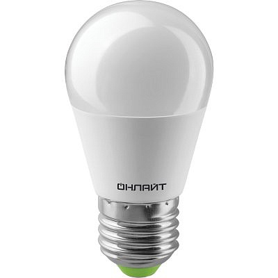  Светодиодная лампа Онлайт LED G45 10w/4K E27 61969