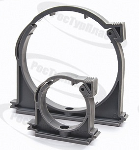 Хомут канализационный Ду110 пластик