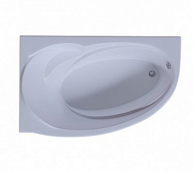 Акриловая ванна  AQUATEK Бетта 170х97 левая+каркас с экраном