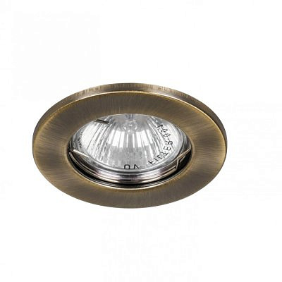 Светильник точечный Feron DL10 античное золото MR16 G5.3