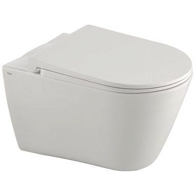 Унитаз KALE IDEA подвесной,безободковый,с тонким сиденьем микролифт