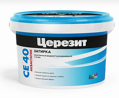 Затирка Церезит эластичная водоотталкивающая CE 40/2 Багамы №43 (2кг)