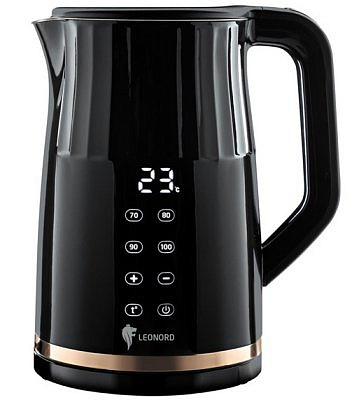 Чайник электрический Leonord LE-1510 (1,7 л) черный с золотым