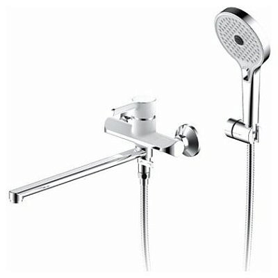 Смеситель для ванны  Gappo G2203-8 белый/хром