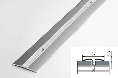 Профиль ПС03 серебро полиэфирное 37*900