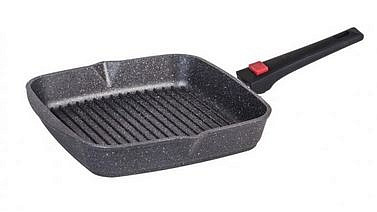 Сковорода ГРАНИТ Гриль 28 см квадр.съемн.ручка Мечта