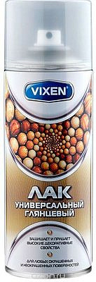 Лак универсальный глянцевый, аэрозоль 520мл VIXEN