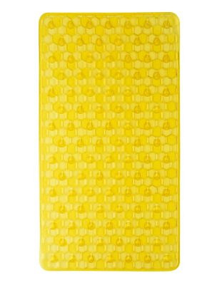 Коврик AQUA-PRIMA Соты 67*37см желтый