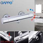 Смеситель для ванны  Gappo G2090 с термостатом,хром