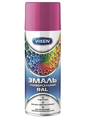 Эмаль универсальная вересково-фиолетовая аэрозоль 520мл VIXEN