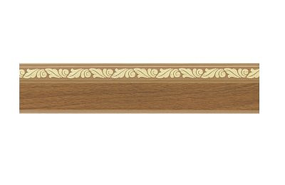 Карниз DDA Дуб "ВАЛЕНСИЯ" 3,4 м 50 мм 3-х. рядные с поворотом