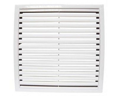 Решетка 4040РР вентиляционна пластиковая 400х400