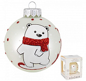 Шар "Веселый медвежонок 1", 65 мм., в подарочной упаковке КУ-65-224178/1