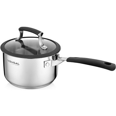 Ковш с крышкой Vensal Nuances de gout нерж.сталь, 1,9л VS1510