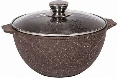 Казан для плова ГРАНИТ brown 4л Мечта 54806