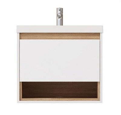 Тумба MIRSANTподвесная Scandy 60 с раковиной Style 60