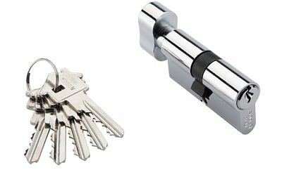 Ключевой цилиндр ADDEN BAU CYL 5-60 KNOB CHROME