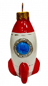 Елочное украшение "Ракета" в подарочной упаковке, h-10 см АУ-362