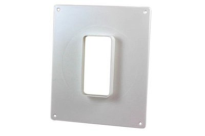 Площака 612ПТВ торцевая вертикальная пластиковая 180x250 фланец 60x120