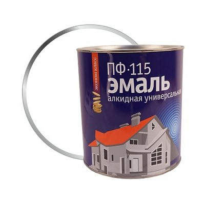 Эмаль ПФ-115 Эконом универсальная белая 2,5кг 