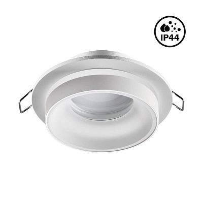 Светильник встраиваемый влагозащищенный 370781 SPOT NT 21 292 белый  IP44 GU10 9W 220V WATER
