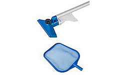 Набор д/уборки бассейна сачок+щетка 239/488см