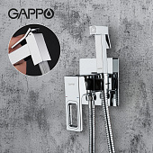 Встраиваемый гигиенический душ  Gappo G7218 хром.