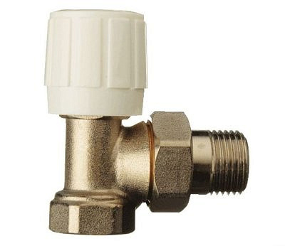 Клапан для радиатора угловой 3/4 с руч.регул.   33954